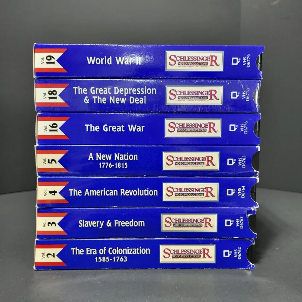 United States History Video Collection Origins to 2000‎ VHS  Schlessinger Media